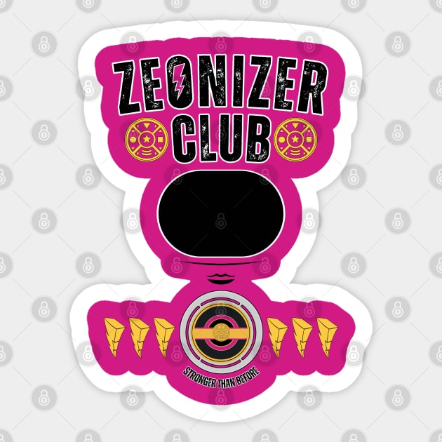 Power Rangers Zeo Zeonizer Club 1 Sticker by projectwilson